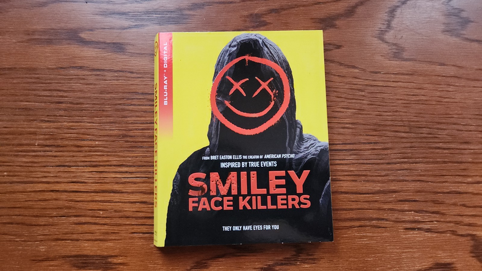 Smiley Face Killers Bluray Brad Easton Ellis Slipcover Only slipcase NO discs