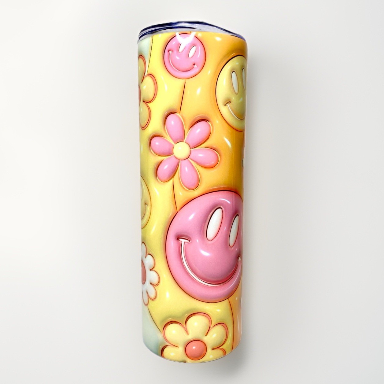 Retro Hippie 20oz Stainless Steel Tumbler with Straw