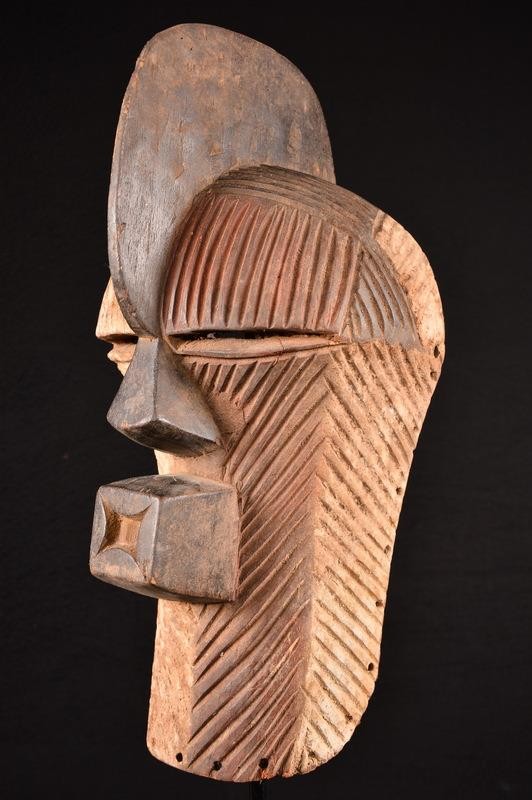 A Primitive African Songye Mask DR Congo Afrique Africa 236