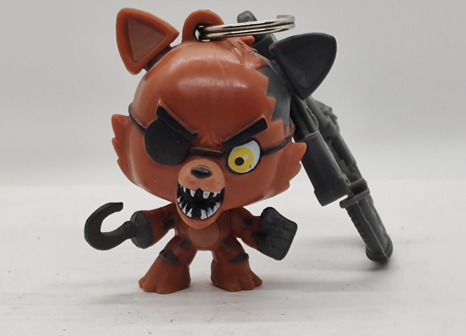 FNAF FIVE NIGHTS at FREDDY’s Keychain Backpack Hanger Clip On Figure Foxy 2"
