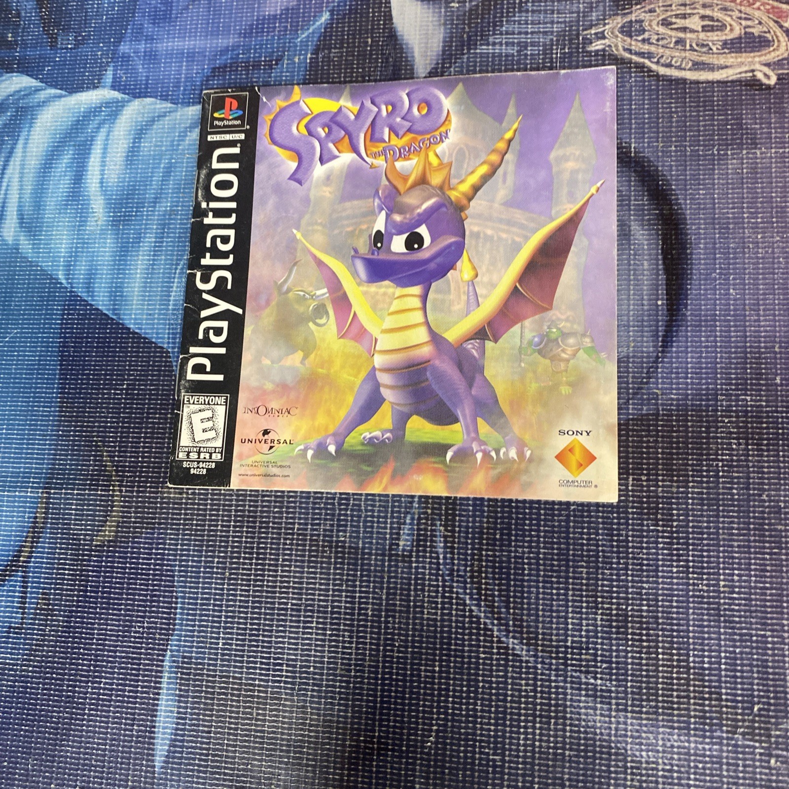 Spyro the Dragon - PS1- Manual Only No Game Good Condition