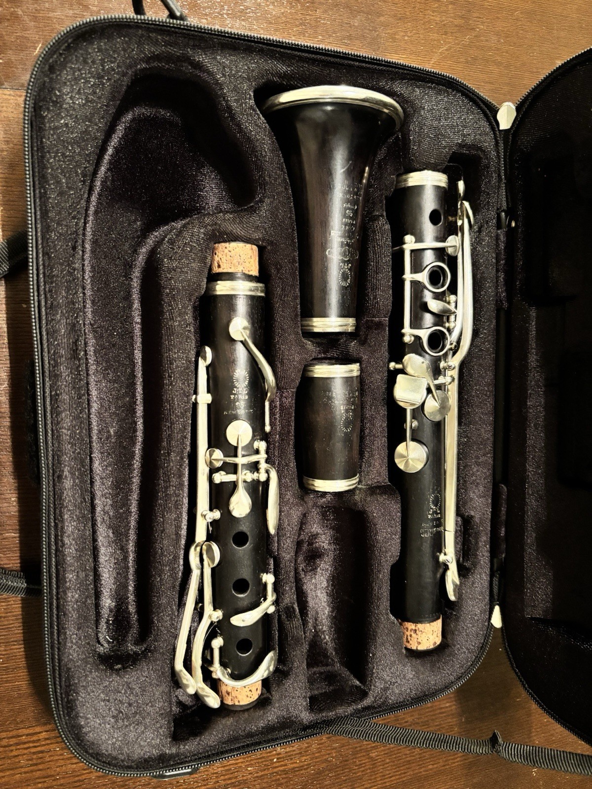 RARE ANTIQUE Jerome Thibouville Lamy 13 Key Albert System Clarinet - Great Shape