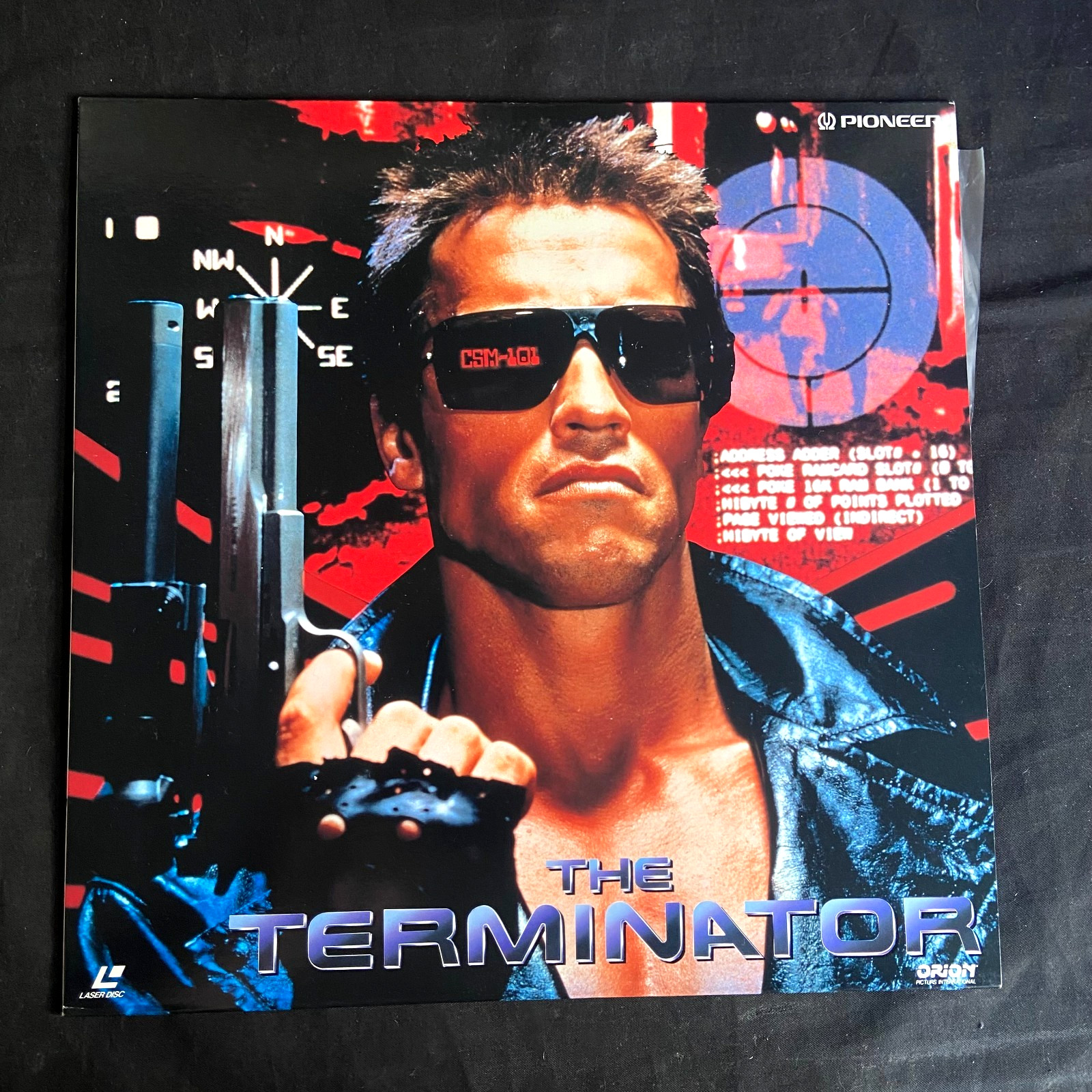 TERMINATOR - Arnold Schwarzenegger Sci-Fi Movie Laserdisc LD Japanese Import EXC