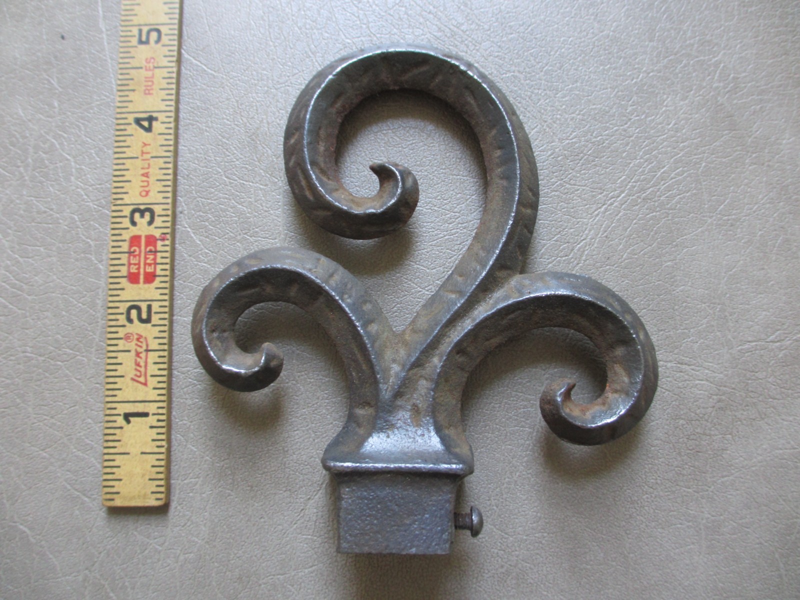 Vintage Antique Cast Iron Gate Fence Topper Finial Architectural Salvage B