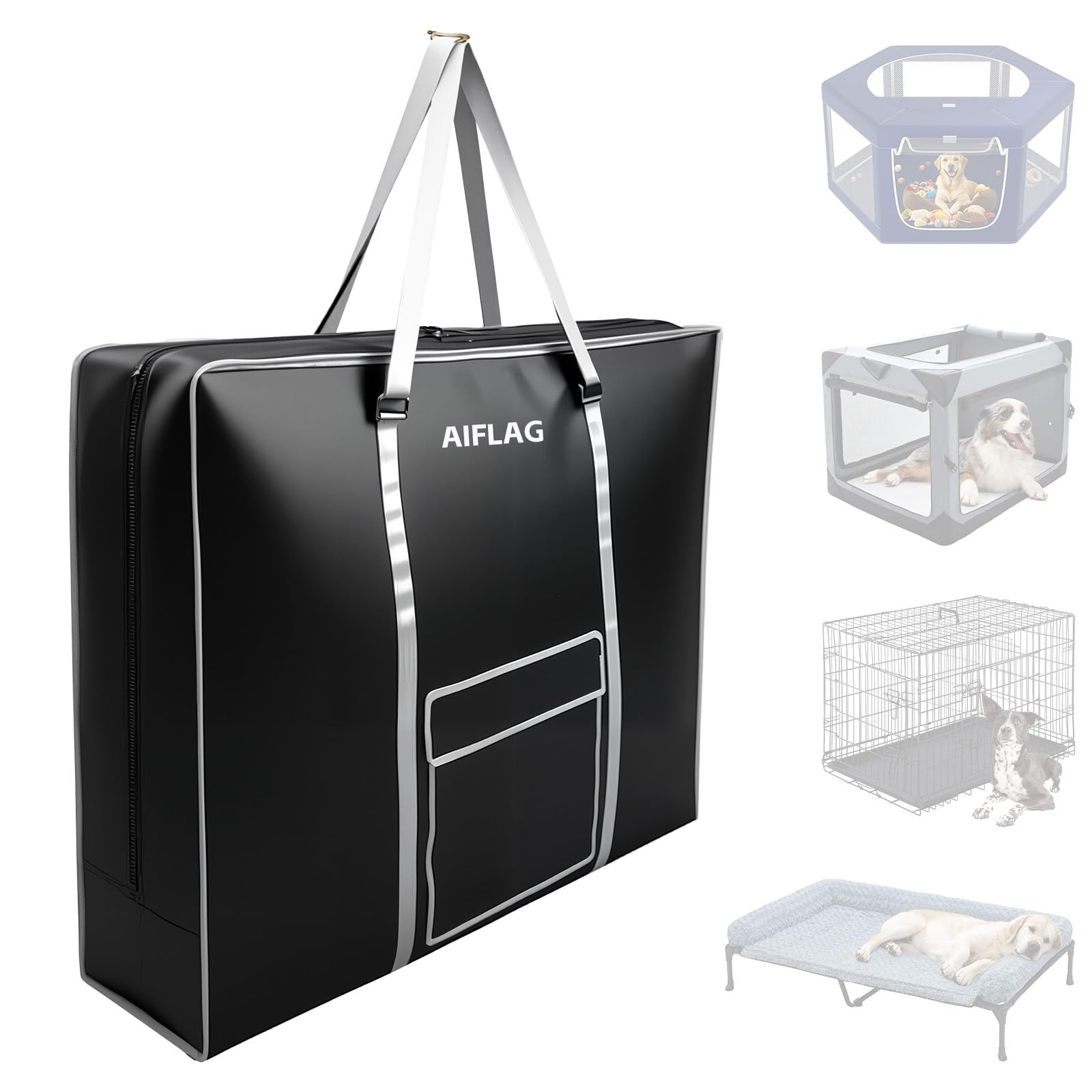 Carrying Case for Dog Crate & Playpen All-in-One Storage Bag for Collapsible Pet