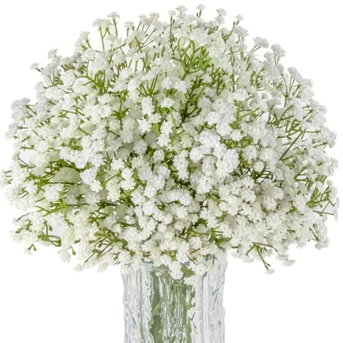  10PCS Baby Breath Artificial Flowers Fake Babys Breath Gypsophila Flowers 