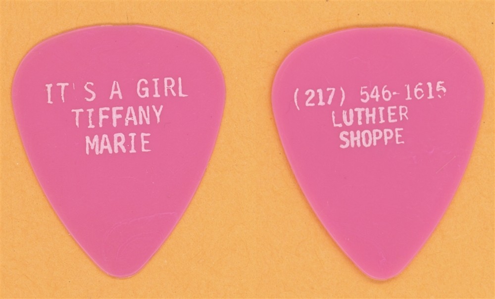 It's A Girl Tiffany Marie Vintage Tour Guitar Pick