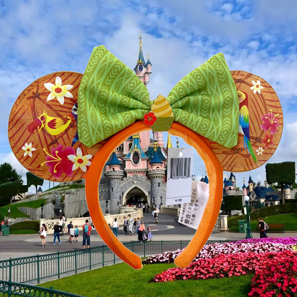 Disney* Parks Enchanted Tiki Room Birds Minnie Headband Ears Dole Whip *