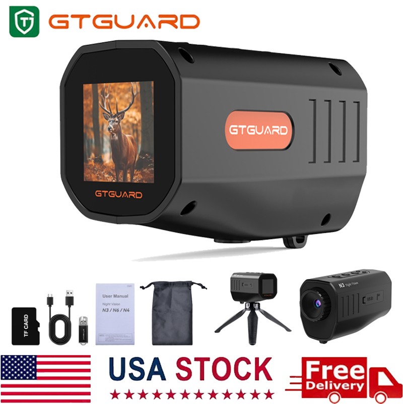 GTGUARD N3 Lightweight Handheld Portable Camera Night Vision Monocular Goggle US