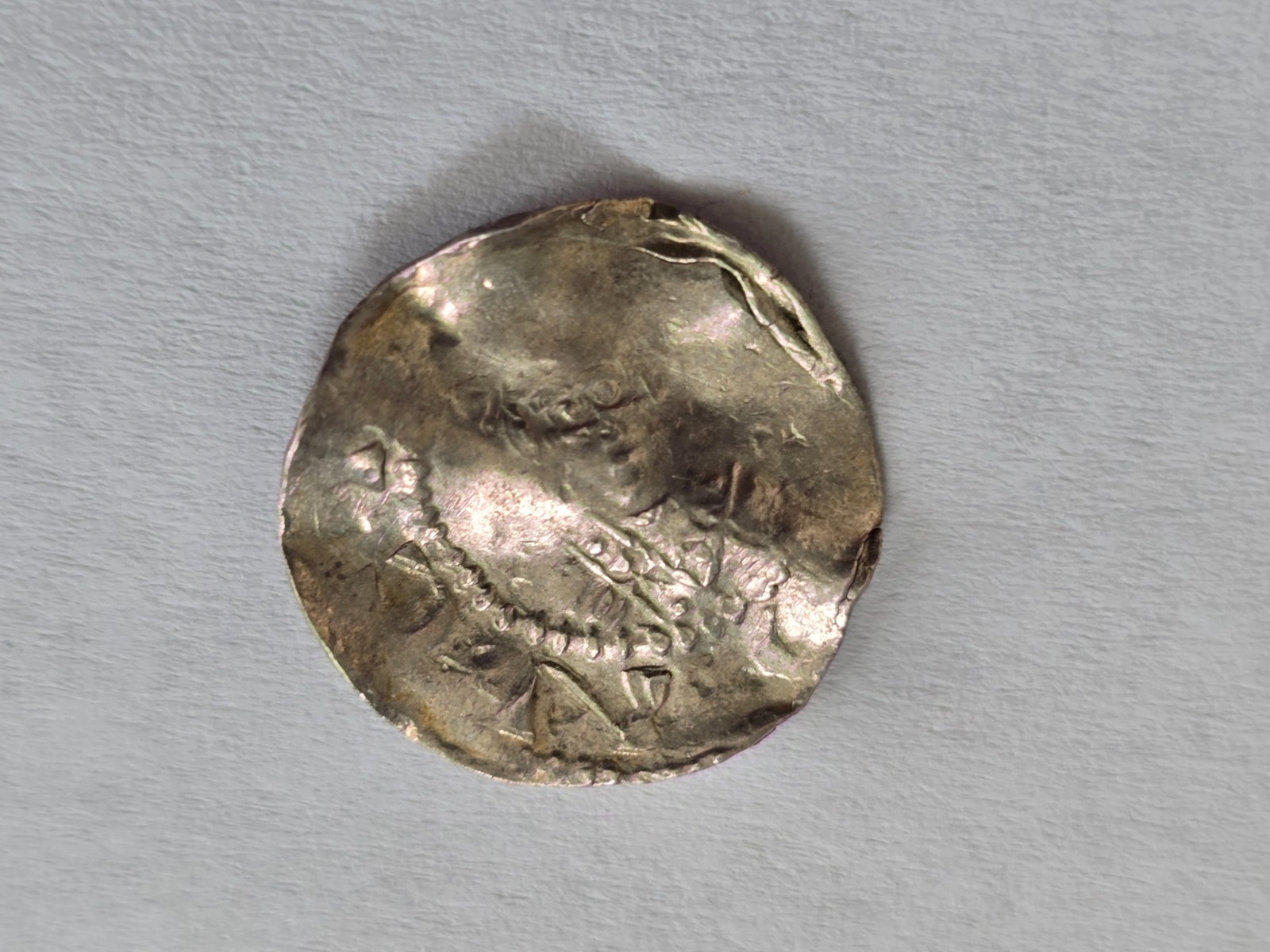 Vikings silver coin, Germany Mainz denar arschibishop Willigis (975-1011)