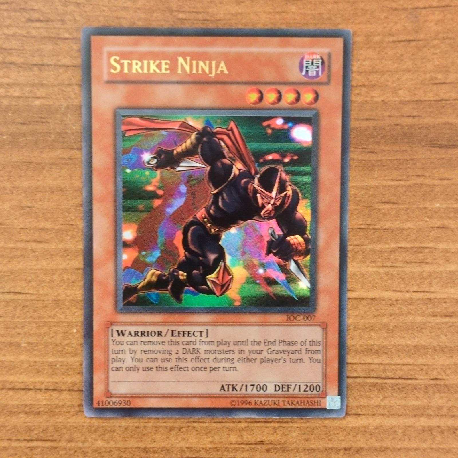 Yu-Gi-Oh! Strike Ninja IOC-007 Invasion Chaos Ultra Rare Unlimited Konami Engli…