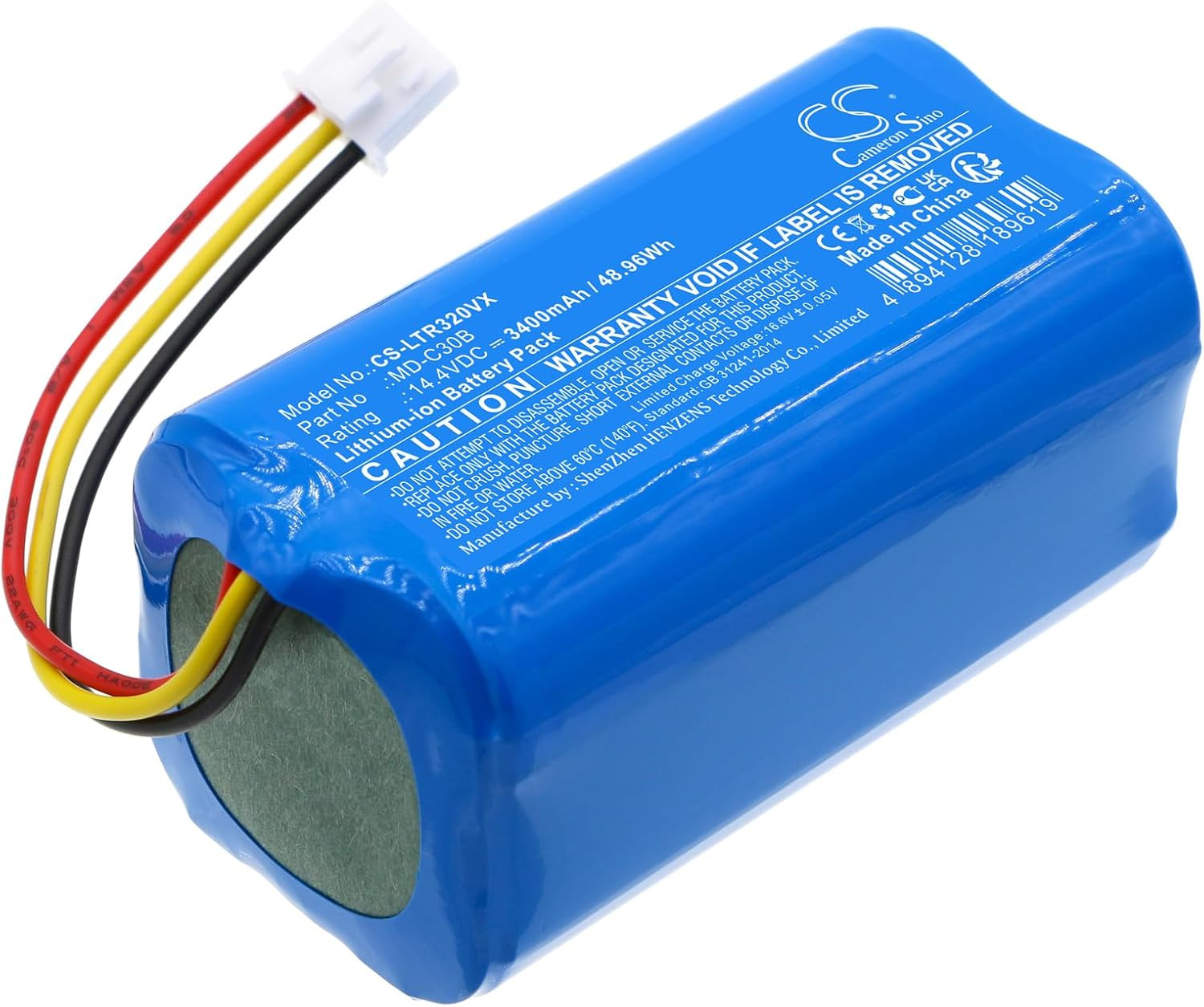 Replacement for Pro'Scenic NEO 820P NEO 830P Battery 3400Mah/14.4V