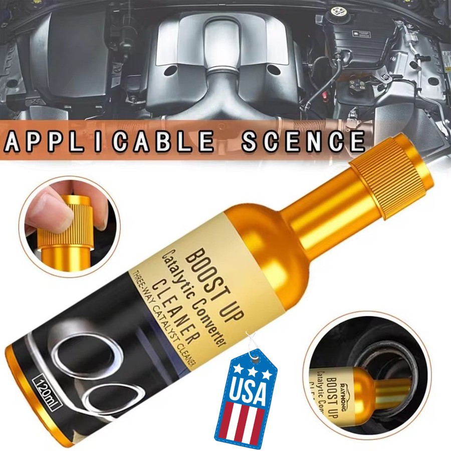 Boost Up Vehicle Engine Catalytic Converter Cleaner Multipurpose Deep Cleaning
