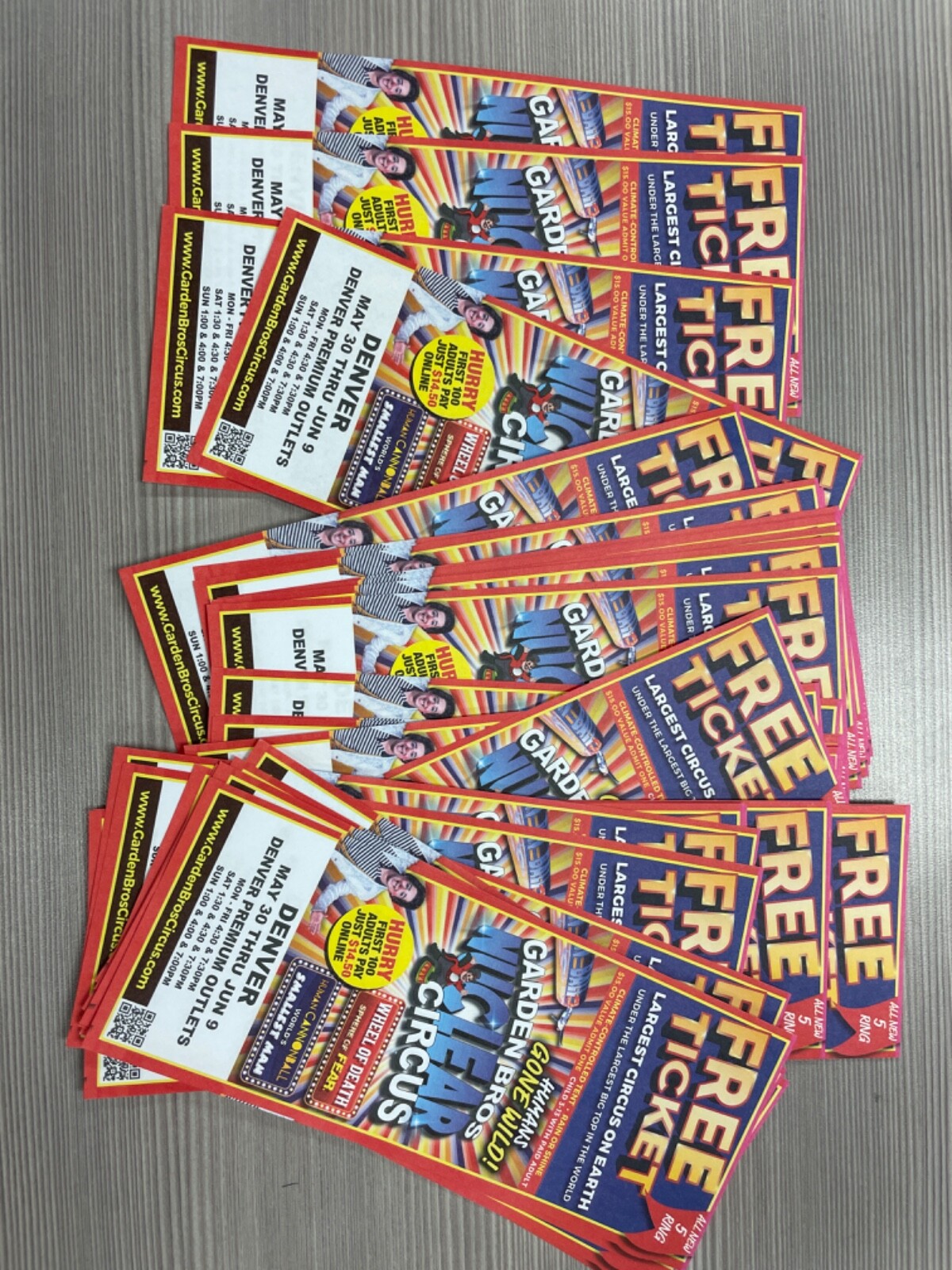 Garden Bros Nuclear Circus tickets