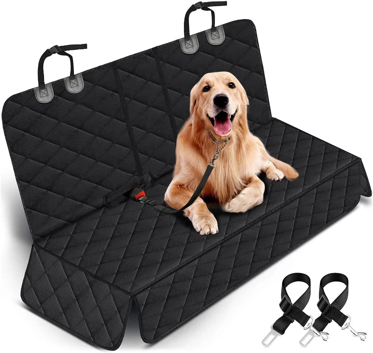 Dog Car Seat Cover, Back Seat Cover for Dogs Seat Protector Waterproof Bench