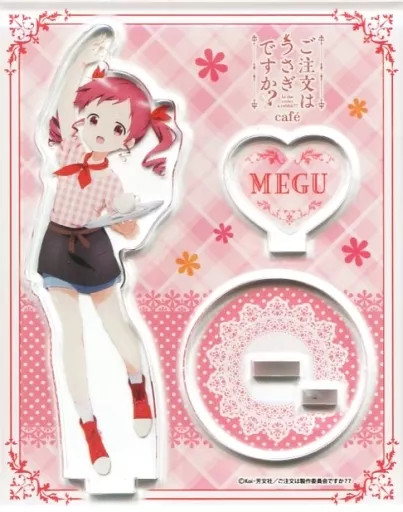 Manga Anime Is the Order a Rabbit? Acrylic Stand Cafe Limited Edition Collectibl