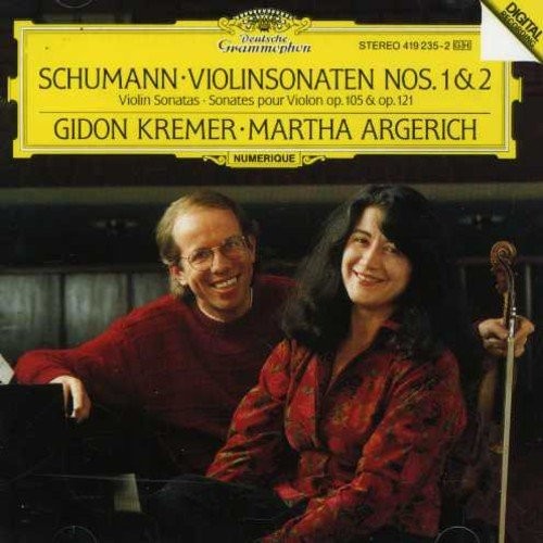 ROBERT SCHUMANN MARTHA ARGERICH - Schumann: Violin Sonatas Nos. 1 & 2 - CD NEW