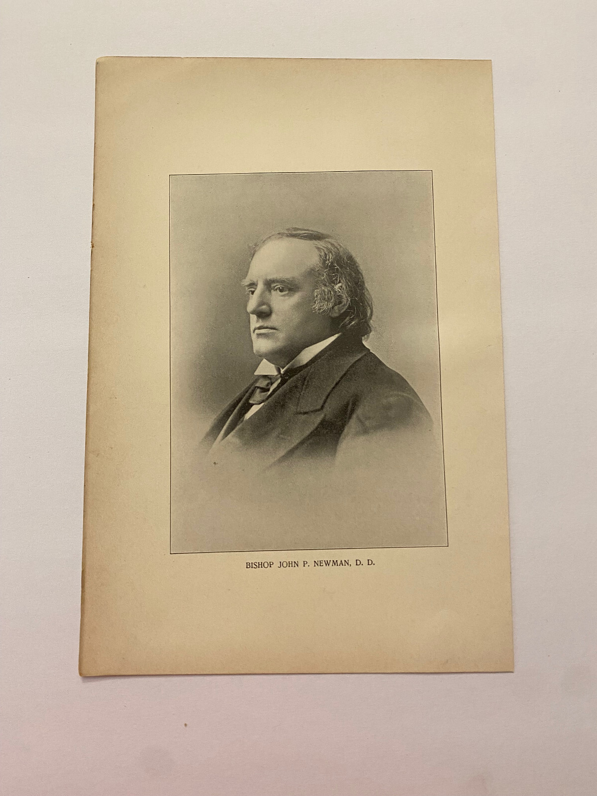 Bishop John Philip Newman American Methodist Episcopal Church c. 1895 Print