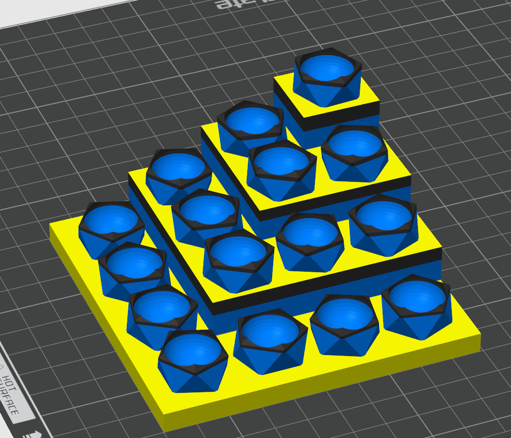 Marble Stand (16 marble holder) Wolverine Colors