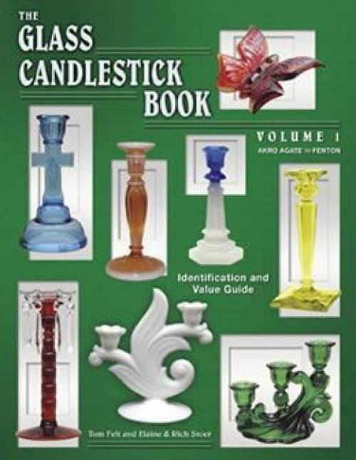 Vintage Glass Candlesticks Book V1 Akro Agate - Fenton