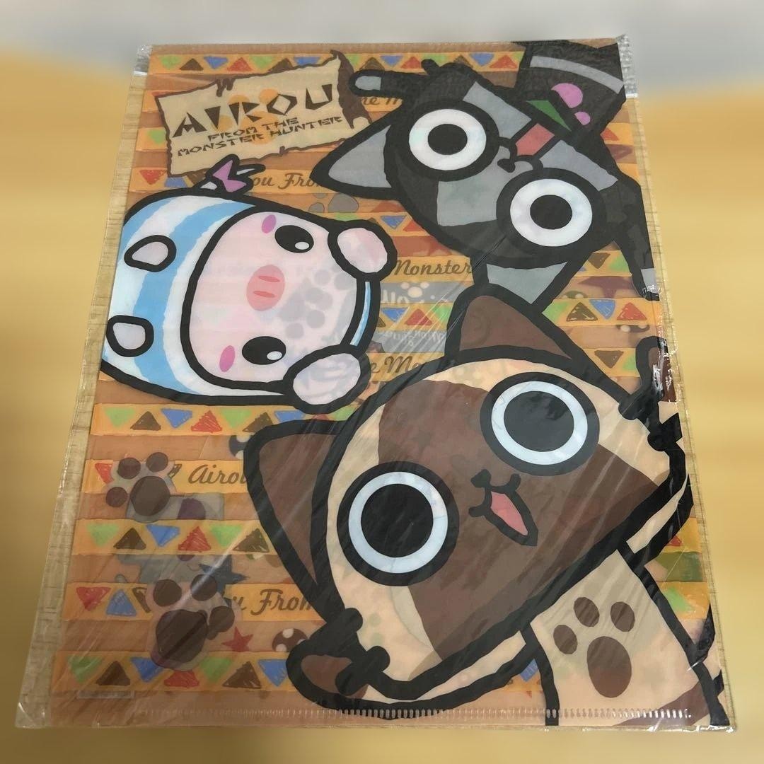 Monster Hunter Clear File Not for Sale,Unused,Light Scuffs,0.50mm厚紙包装