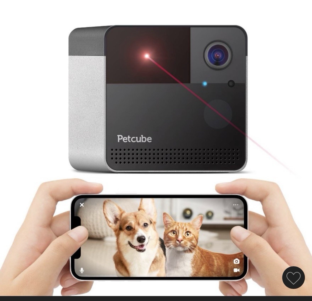 Petcube Play 2 Wi-Fi Pet Camera with Laser Toy for Cats Dogs NEW In Box