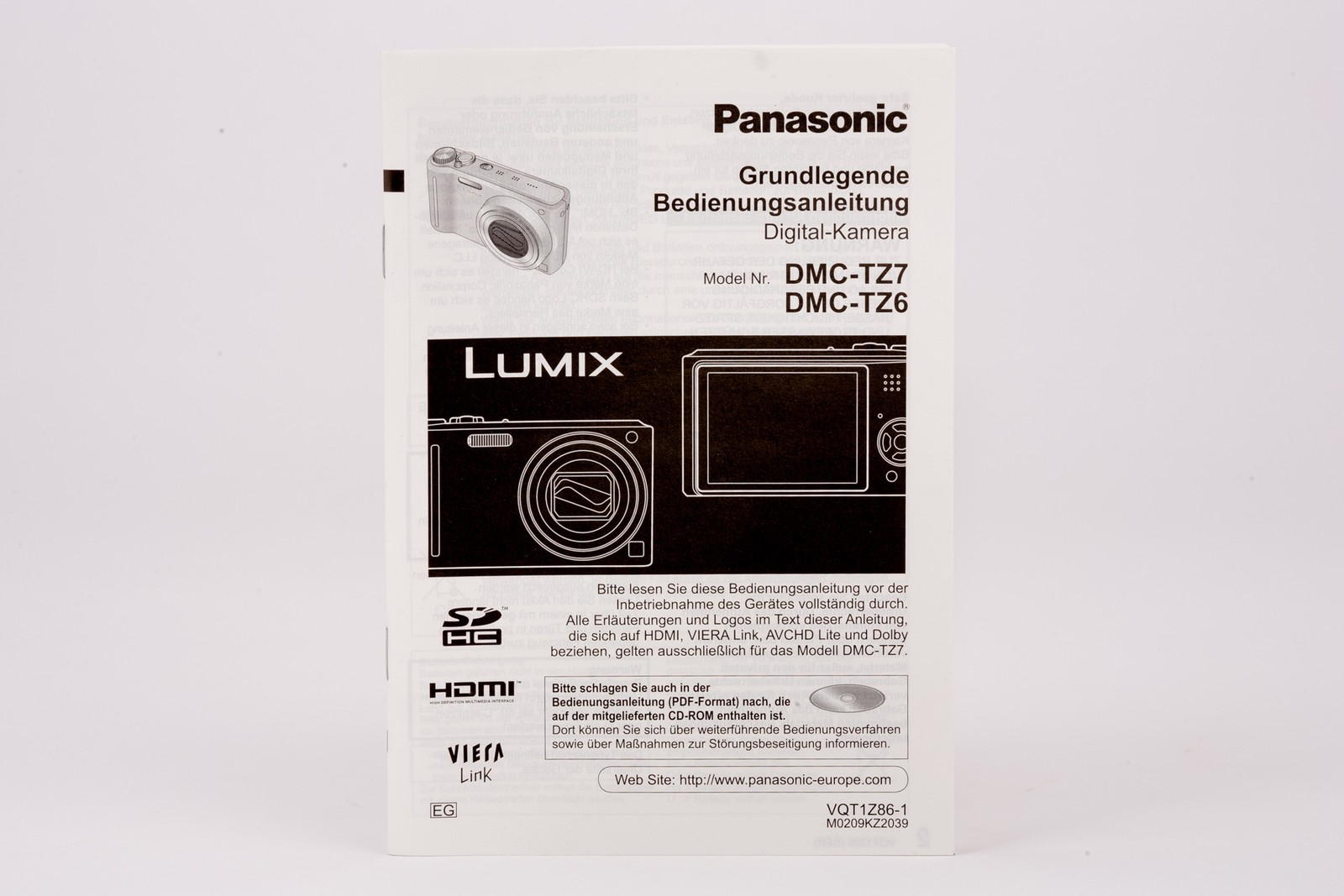 Manual panasonic Lumix DMC-TZ7 DMC-TZ6 dmc-tz27 dmctz6