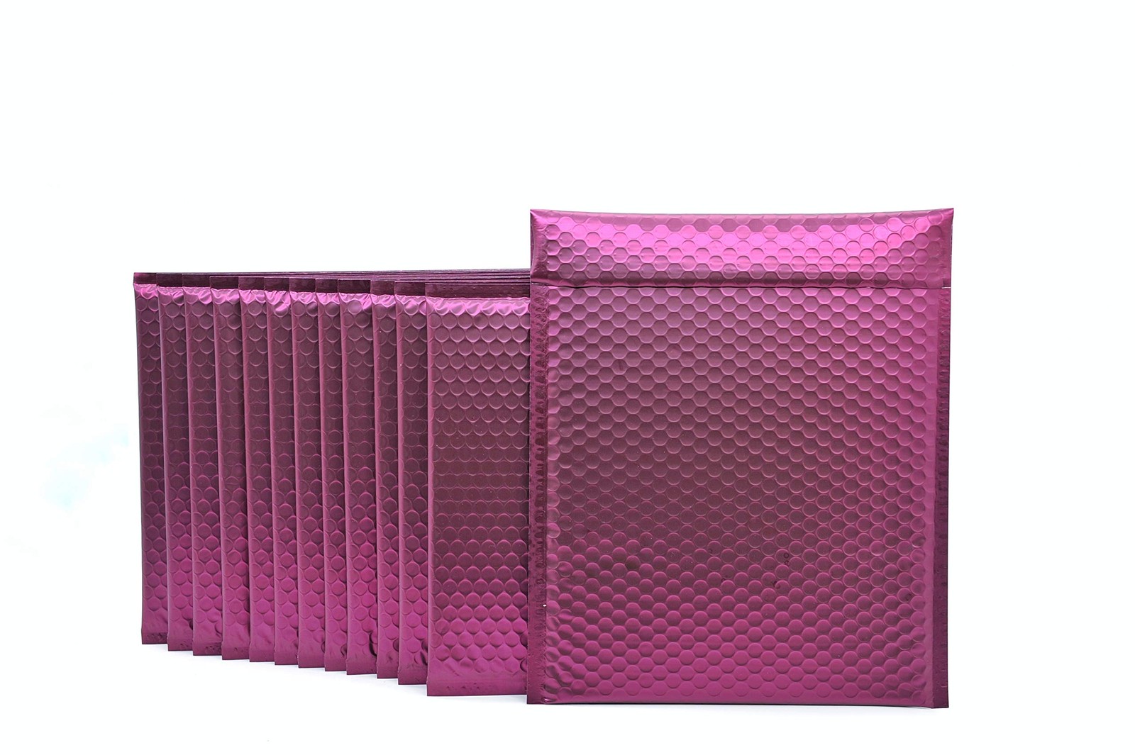 ProLine Matte Metallic Bordeaux Wine Red Bubble Padded Mailers Extra Wide #0 ...