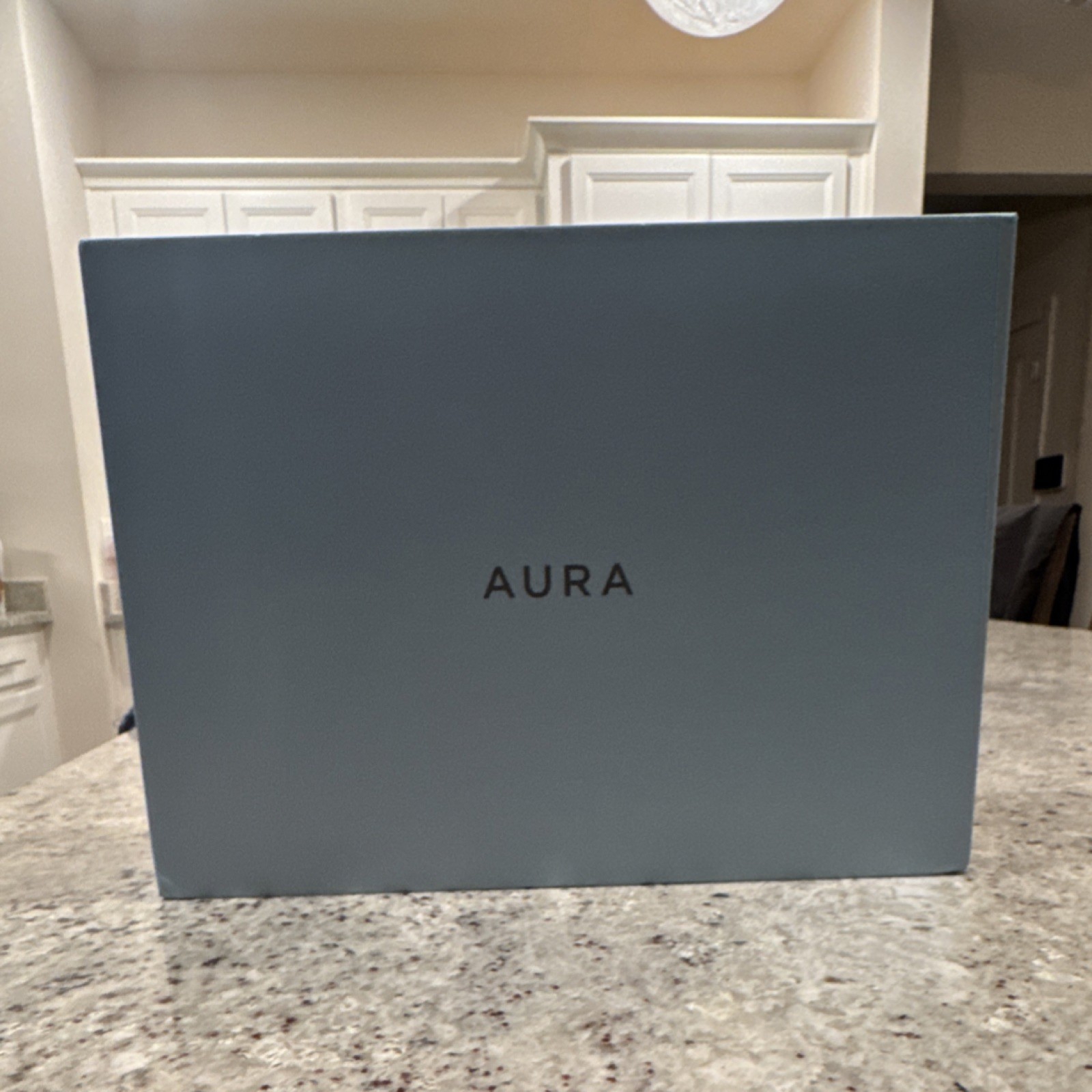 Aura Carver Luxe 10.1" LCD Wi-Fi Digital Photo Frame Gravel Calendar Clock, New