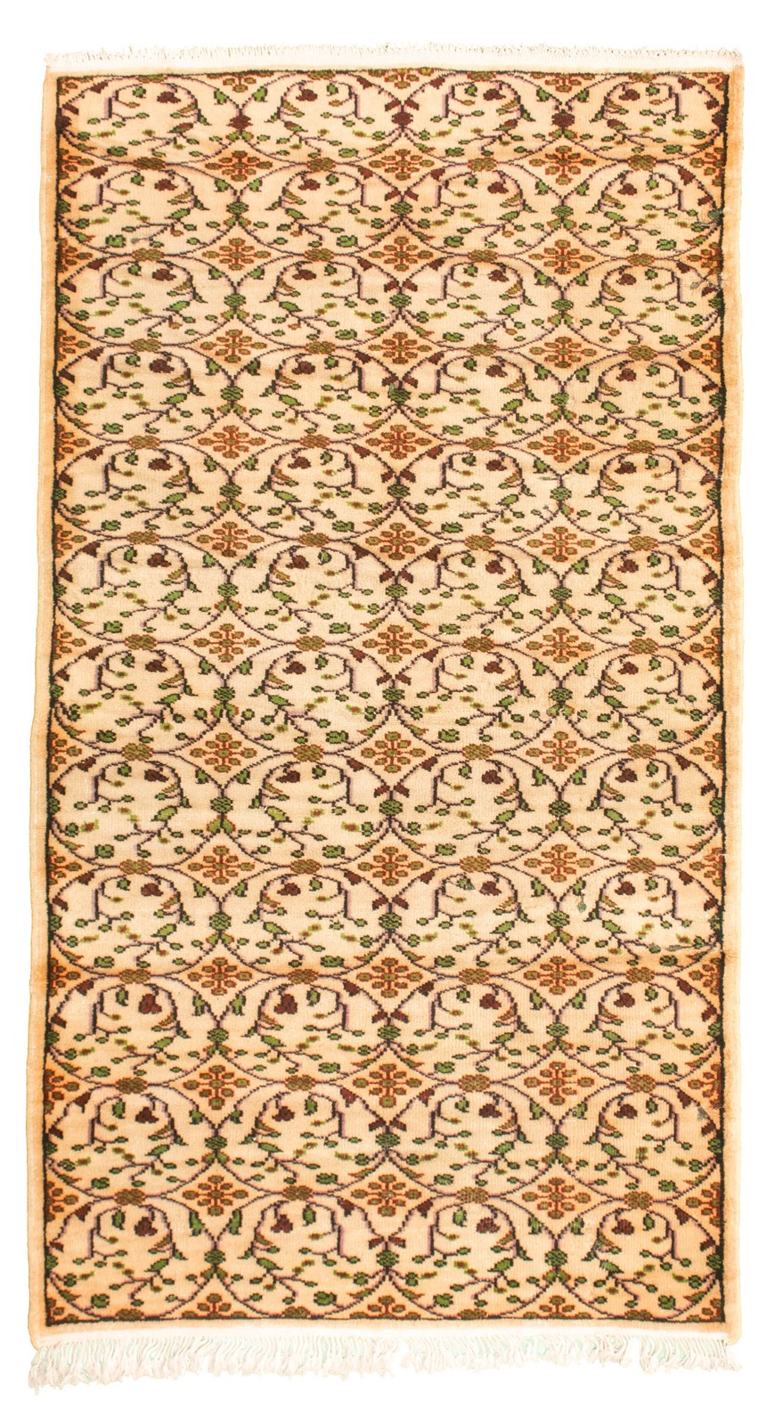 Traditional Vintage Hand-Knotted Oriental Carpet 5'1" x 9'0" Wool Area Rug