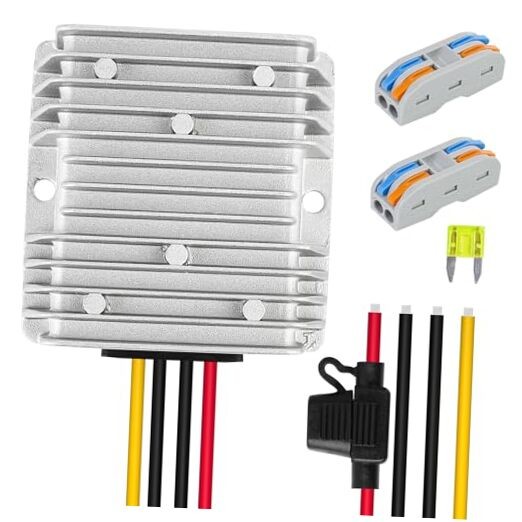  48V 36V to 12V Voltage Converter 240W 20A Regulator Step DC 12V*20A (48V-12V)