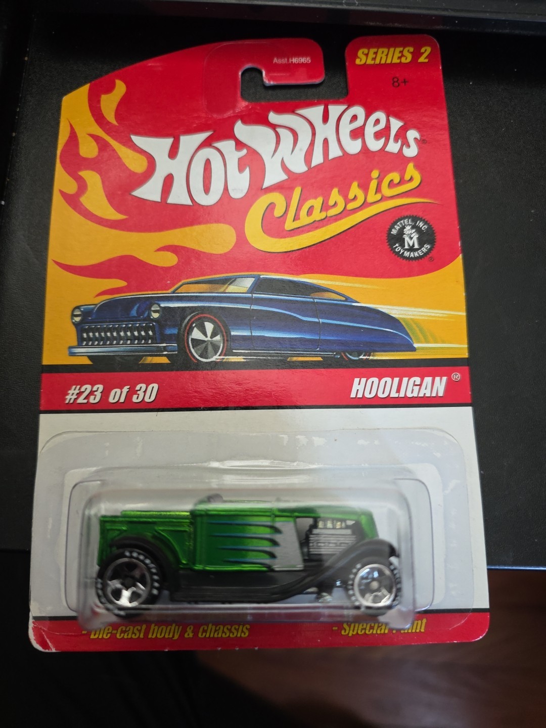 Hot Wheels 2006 Classics Series 2 #23 Hooligan - Spectraflame Green Sealed MOC 