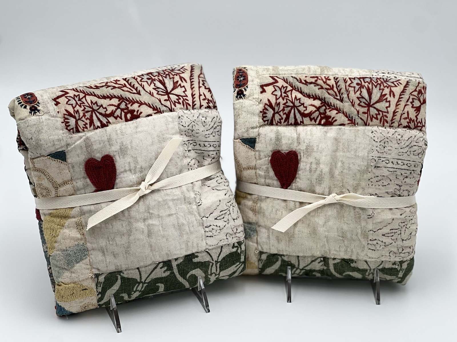 Pottery Barn Elise Love Quilted Shams Standard