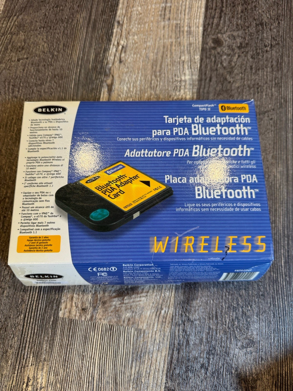 Belkin Bluetooth Compact Flash Network Adapter (F8T020EF)