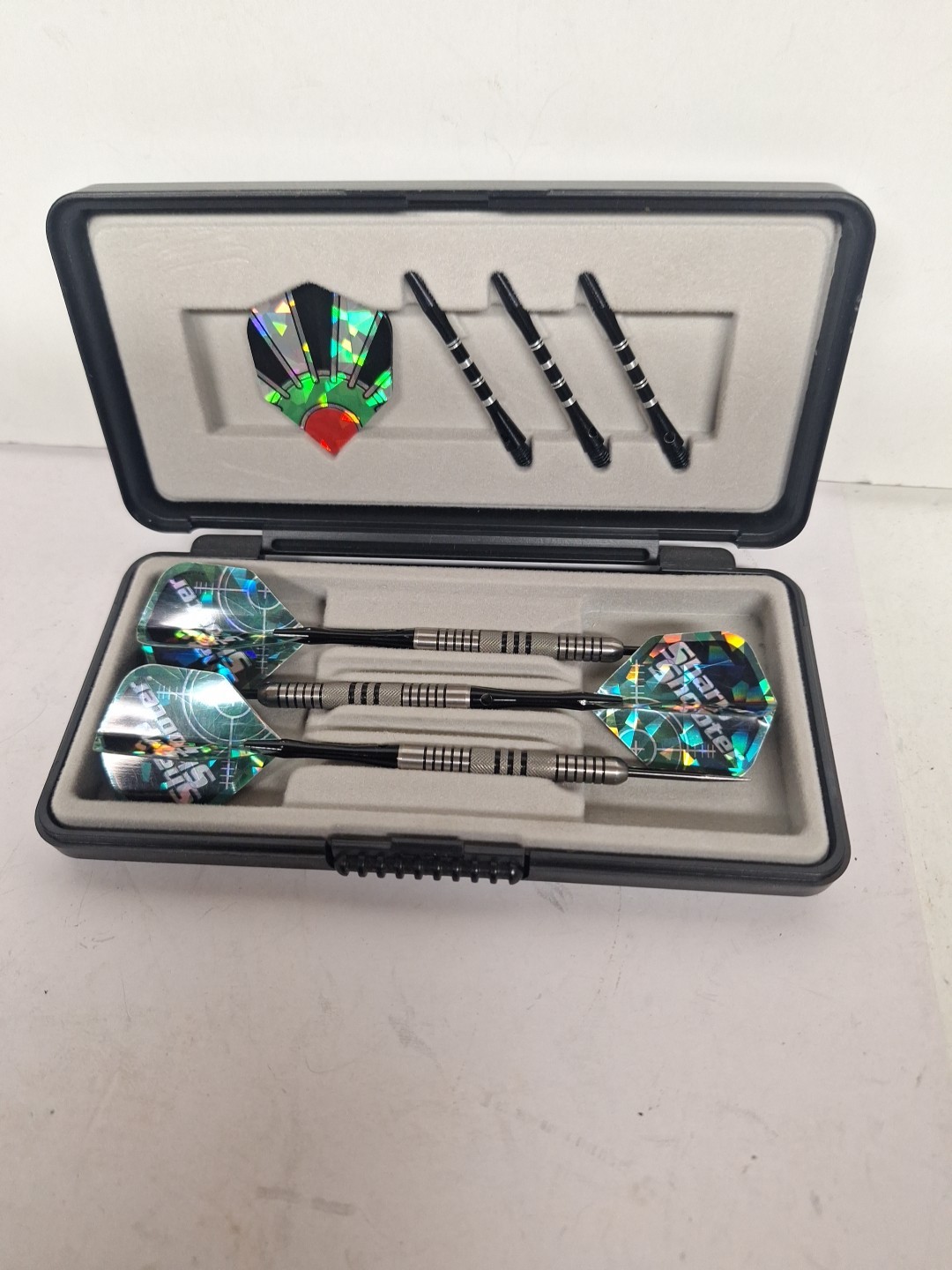 Dart World Sharp Shooter 22 Gram Steel Tip Dart Set 80% Tungsten