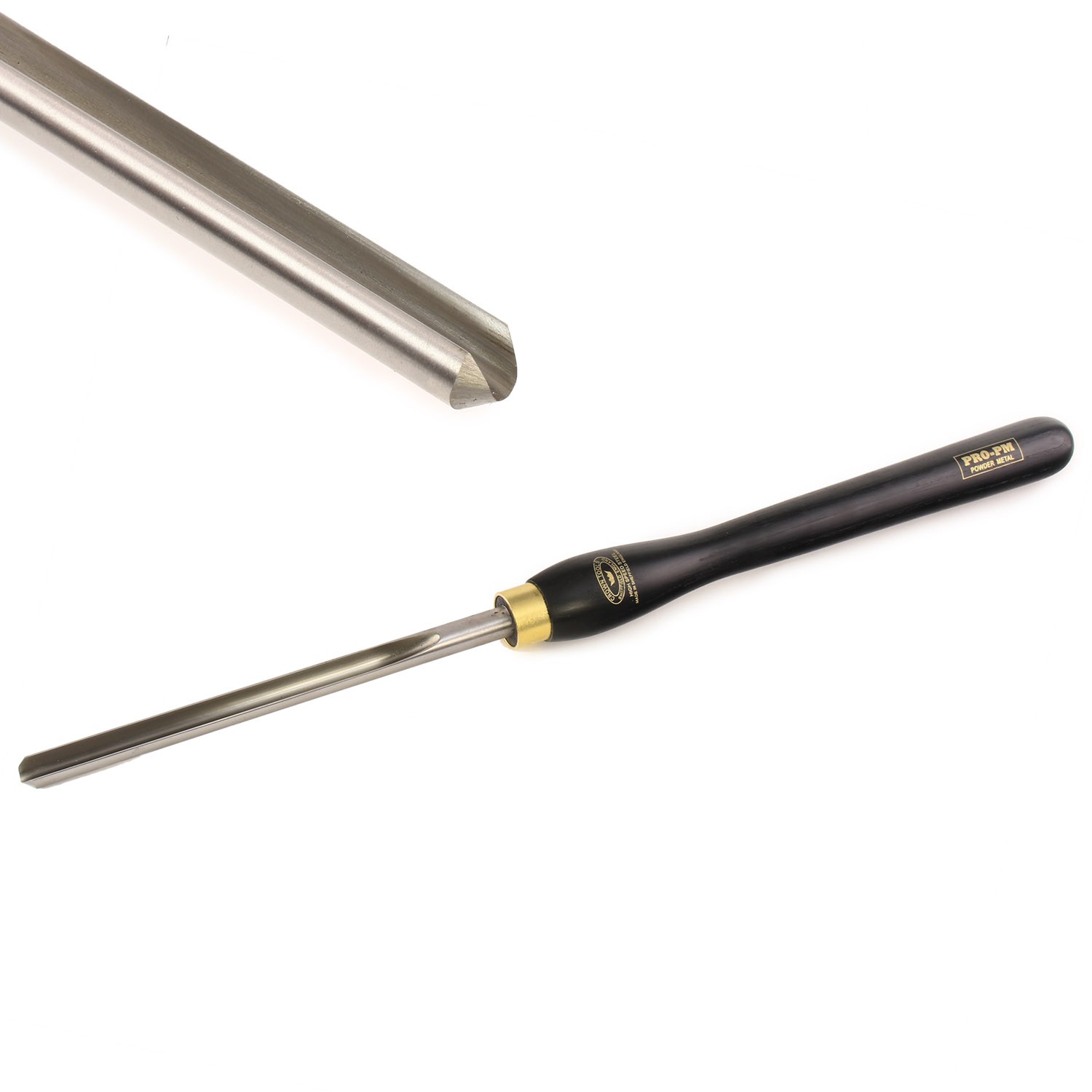 Crown Tools, 242PMW, Pro-PM 1/2" Flute (5/8" Bar) Bowl Gouge, Standard Grind