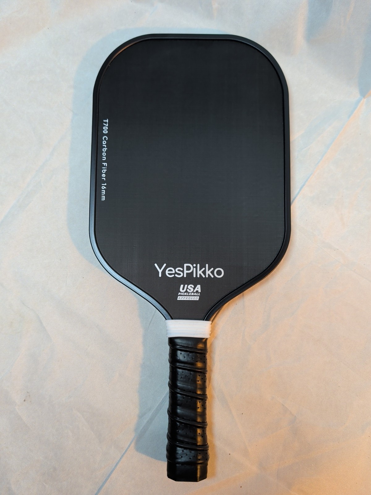 YesPikko T700 Carbon Fiber Pickleball Paddle 16mm USA Approved New w/ Case