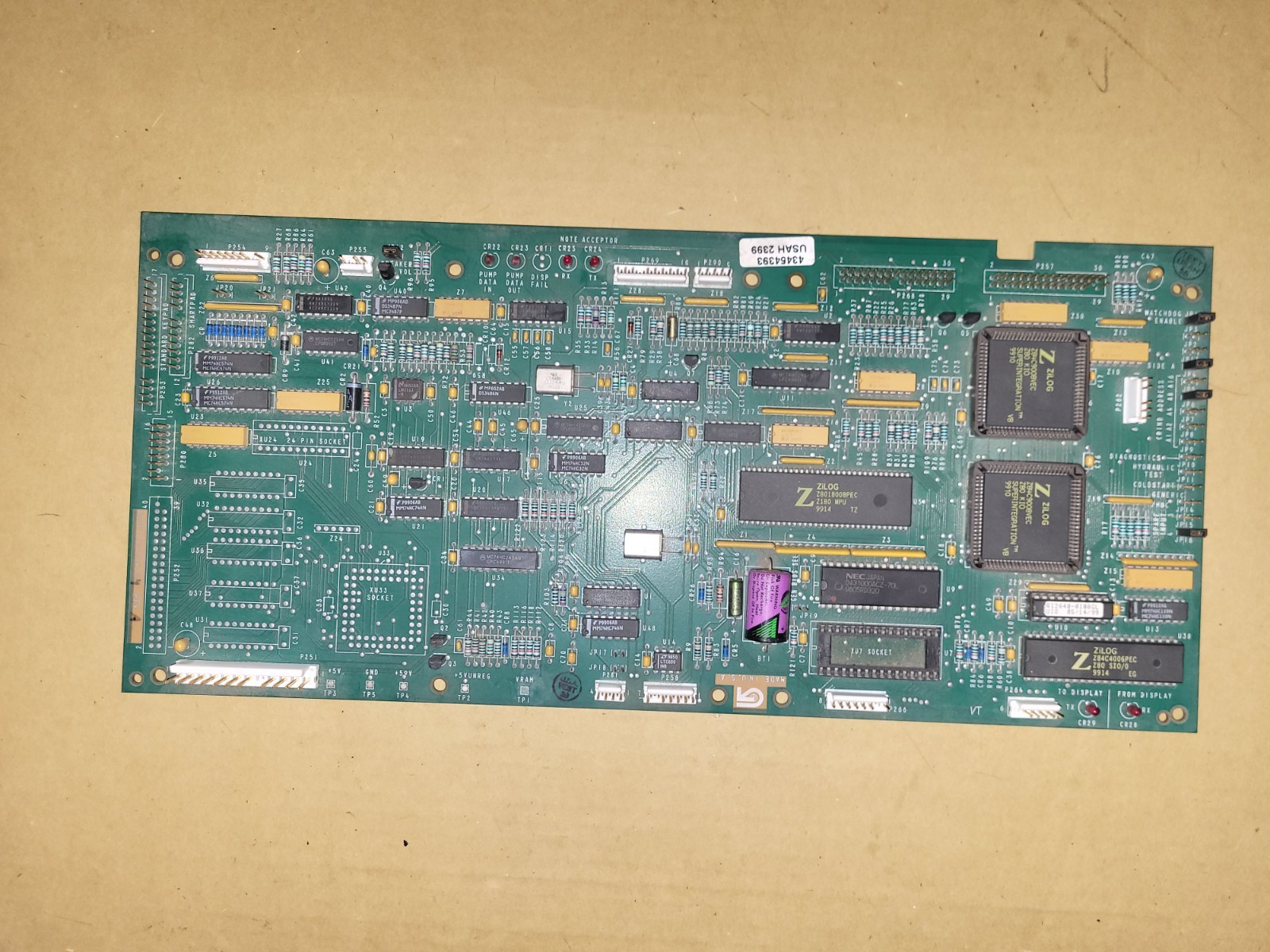 Veeder-Root/Gilbarco T17764-G4 Rev A , Crind Logic Board w/o eprom