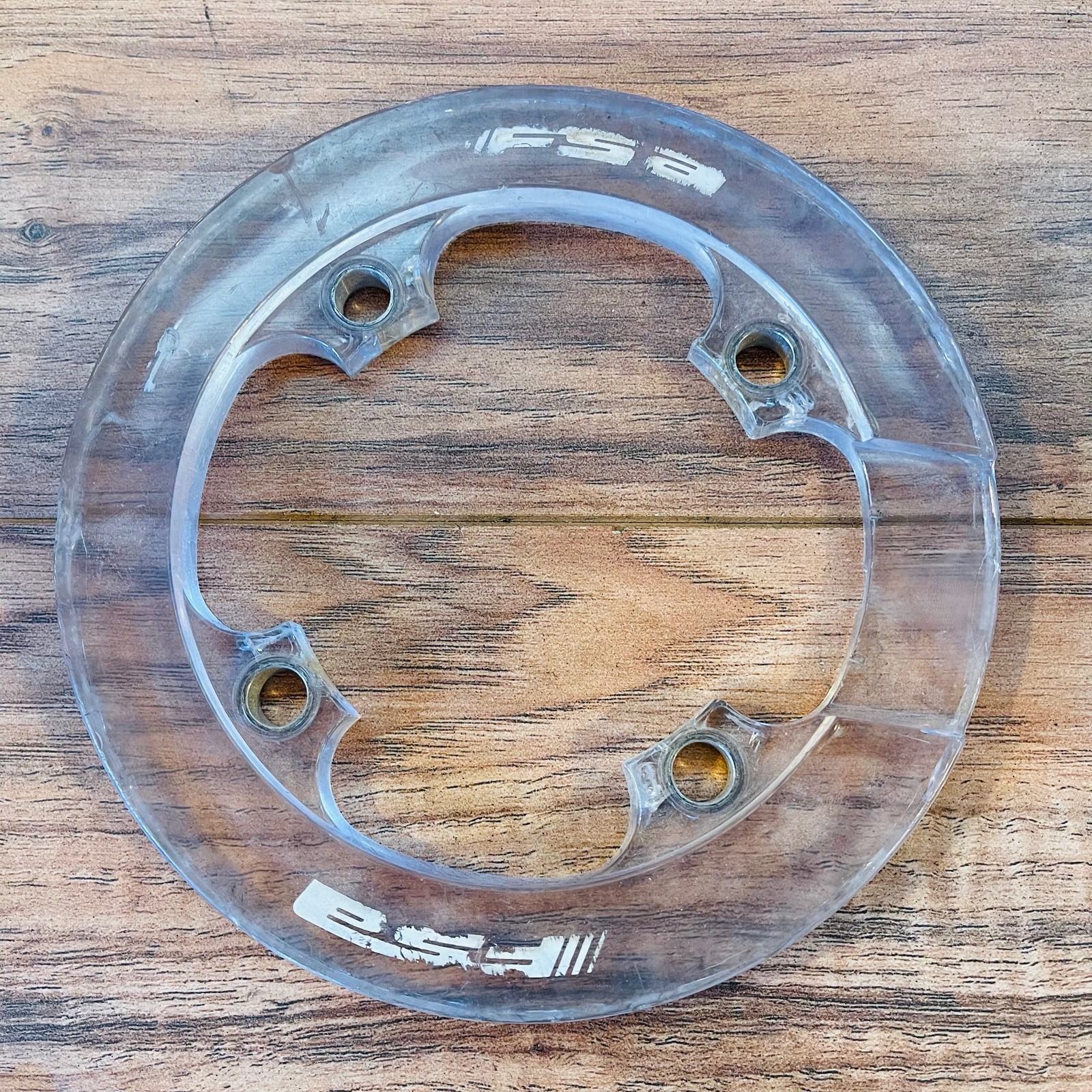 FSA 36 Tooth Bash Guard Clear Plastic 4 Bolt 104 BCD 