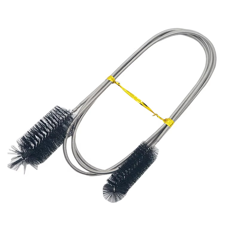 Aquarium Cleaning Brush for Water Filter Pump Lily Pipe Air Tube Hose Stainless 
