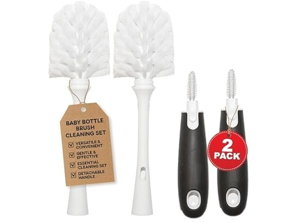 Priver - Baby Bottle Brush 2 Pack Set 