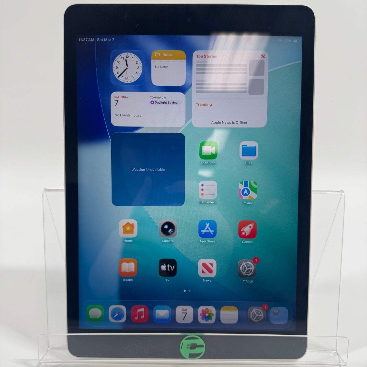 WiFi Only Apple iPad 9th Gen 64GB Silver MK2L3LL/A