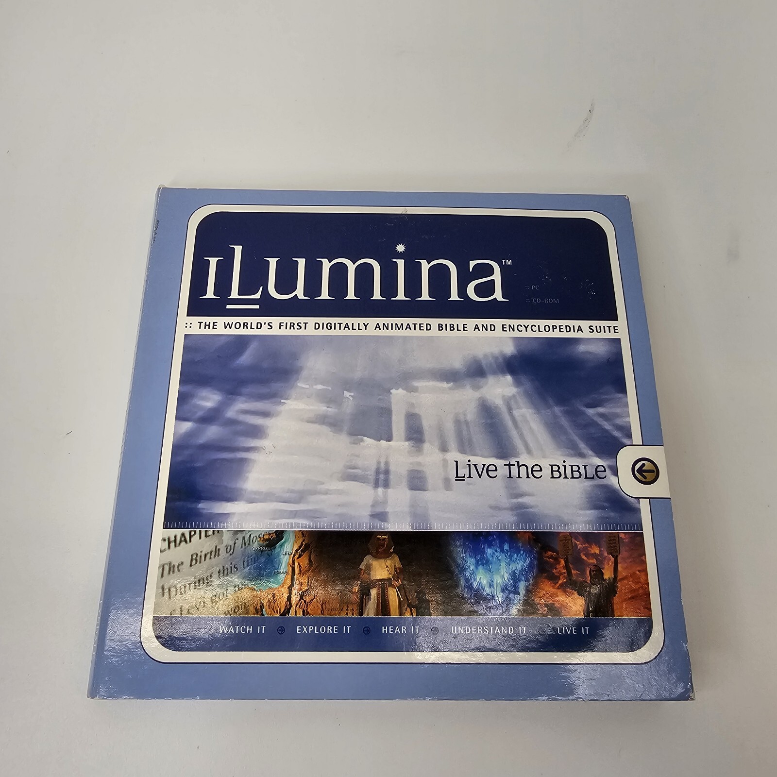 iLumina First Digitally Animated Bible & Encyclopedia Suite Live The Bible 1996