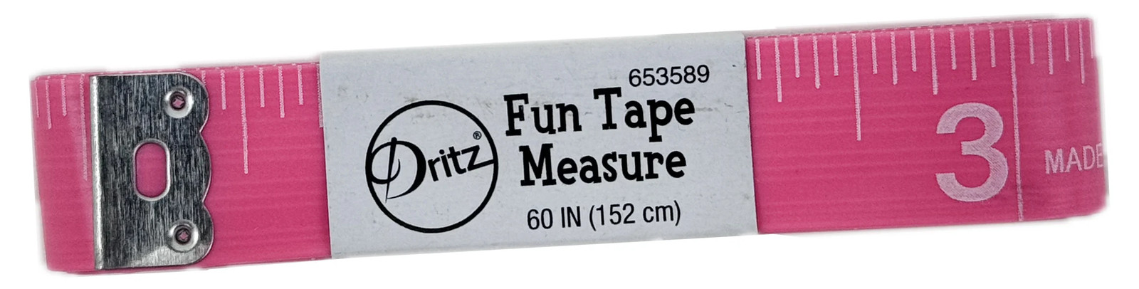 Dritz Fun Tape Measure 60 " - Light Pink