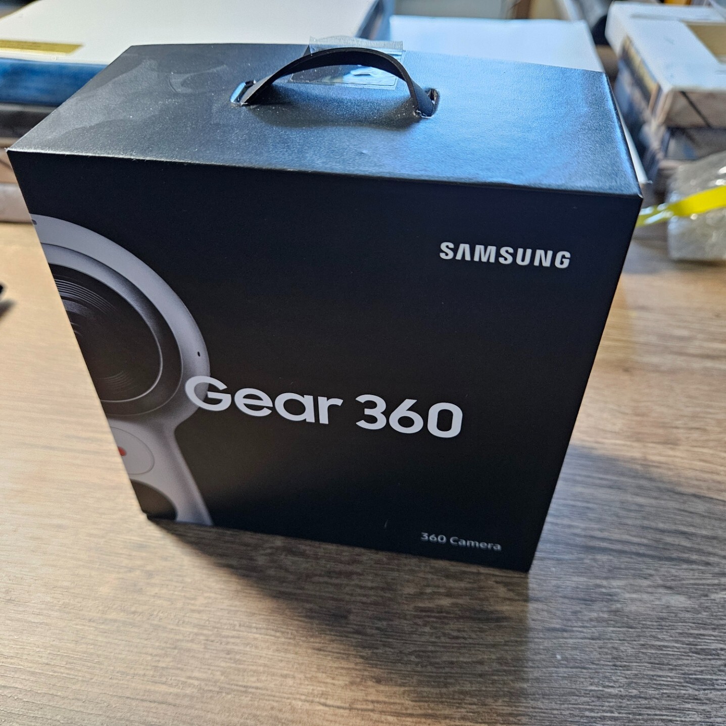 Assorted Photography Equipment: Filters, Remote Shutter Trigger; Gear 360 Camera