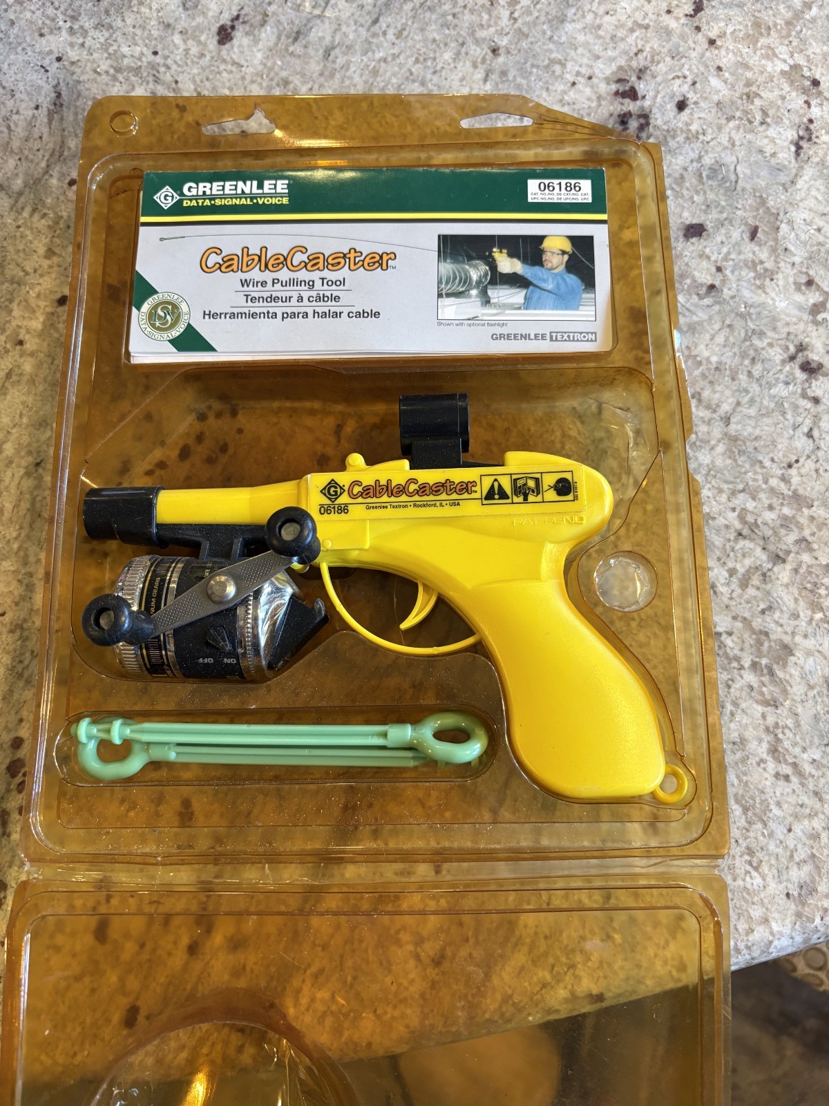 Greenlee 06186 CableCaster Wire Pulling Tool with 3 Darts