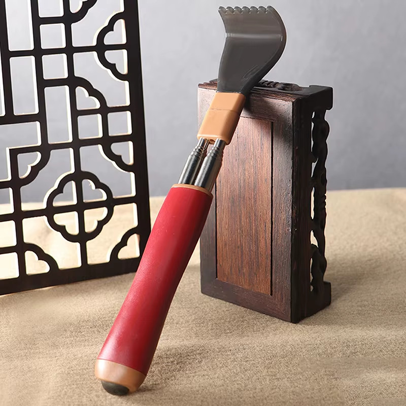 Stainless Steel Retractable Scratcher Portable Telescopic Back Scratcher Itch Ma