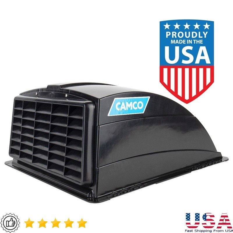 RV Roof Vent Cover W/ Insect Screen High Flow Aerodynamic Easy Install New