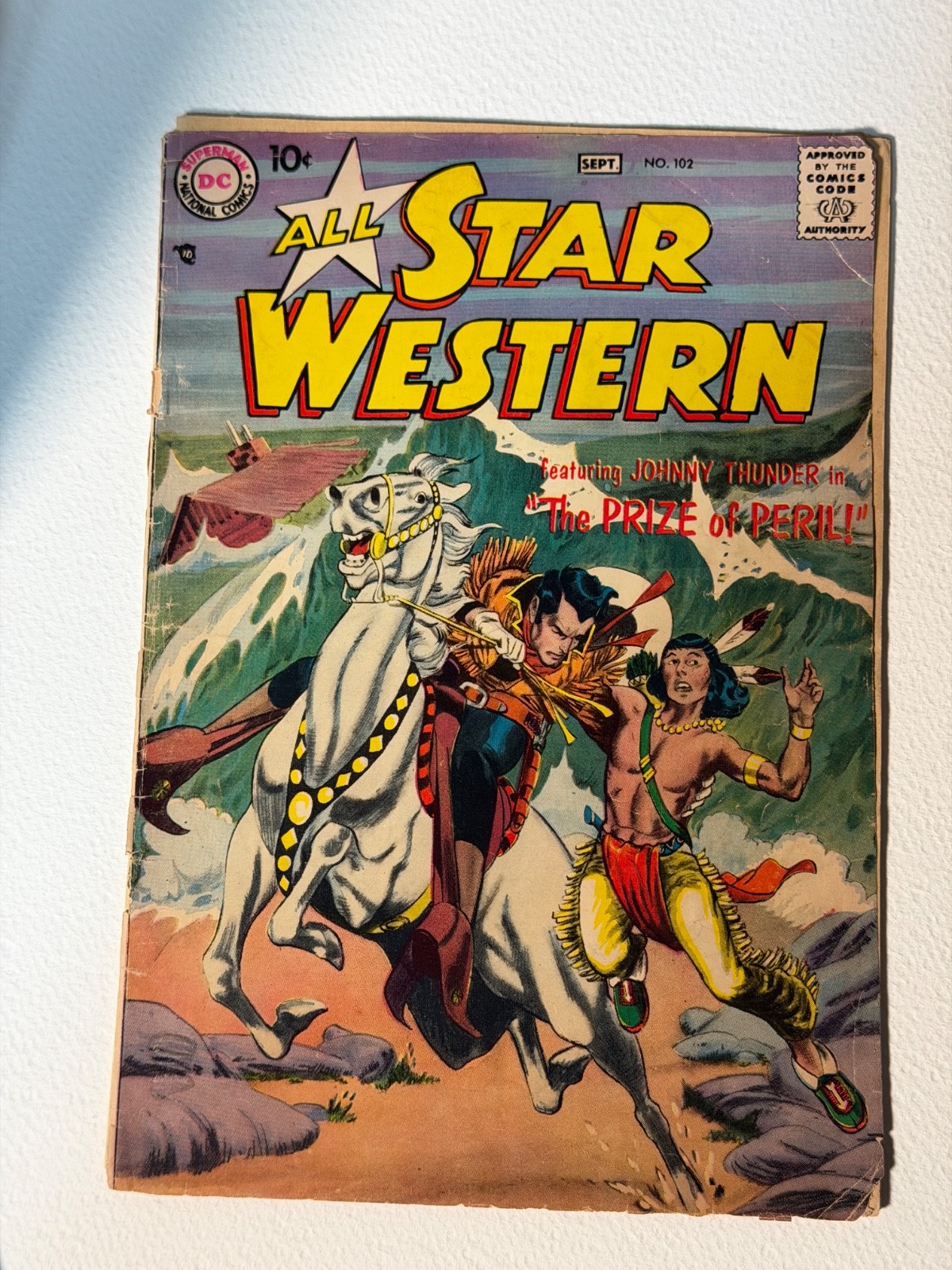 All Star Western #102 DC Comics 1958. Cover Detached. See pics for condition.