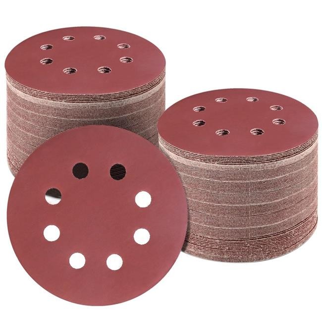 Fresh Fab Finds FFF-GPCT4652 5 in. 8 Hole Round Sandpapers Random Orbital San...